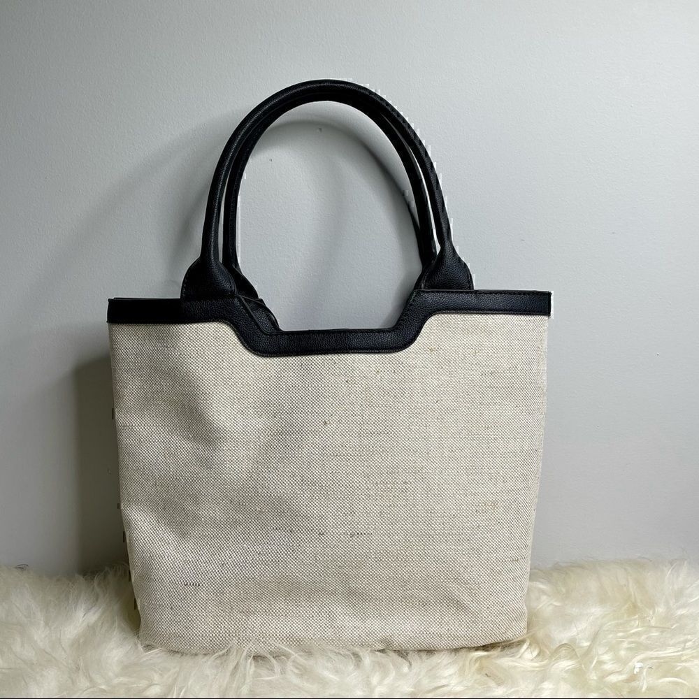 Rachel Zoe canvas tote with top handle NWOT - Picture 5 of 9